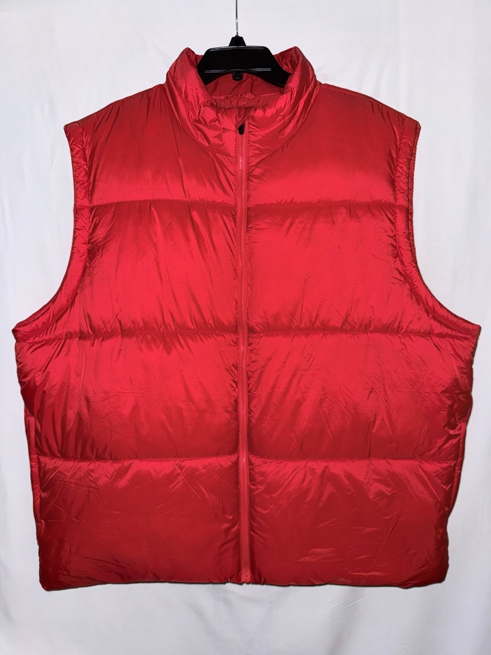 Xersion Red Full Zip Quilted Puffer Vest Size XXL